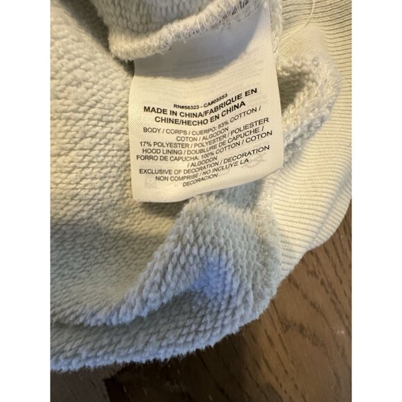 Nike womens White Rose Gold Cowl Neck Running Hoodie Sweatshirt Size Medium - Picture 9 of 12